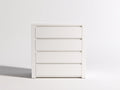 Cómodas de 4 cajones 78 x 40 x 90 cm - Blanco - Diseño moderno con marco exterior