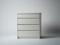 Cómodas de 4 cajones 72 x 40 x 88 cm - Blanco - Diseño compacto con frentes integrados